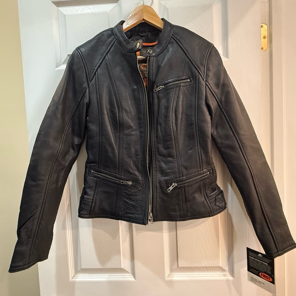 Black Leather Women's Jacket